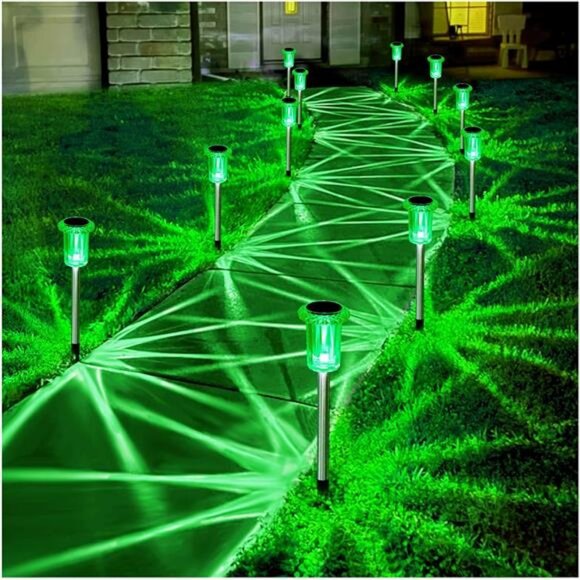 Halloween Solar Lights Outdoor 10 Pack Solar Pathway Lights Outdoor Halloween - Picture 7 of 8